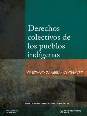 cover image of Derechos colectivos de los pueblos indígenas